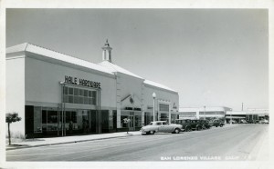 San Lorenzo Village, California, showing Hale Hardware Store           